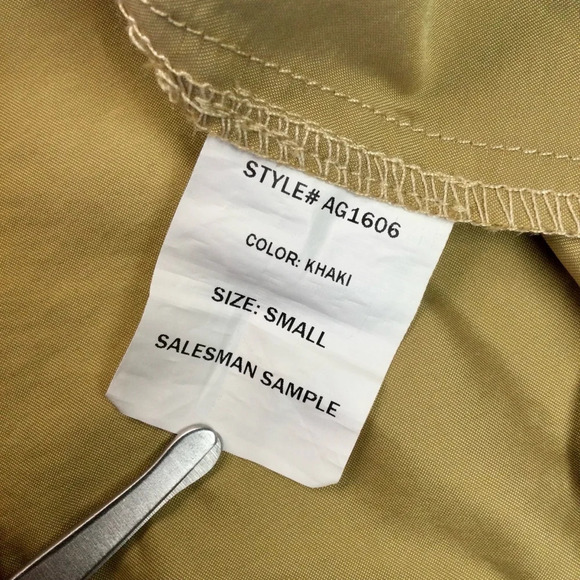 Women's Sadie & Sage Skirt Khaki with drawstring bottom - Picture 7 of 9